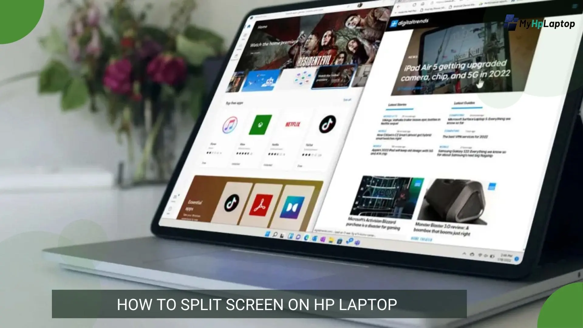 How to Split Screen on HP Laptop